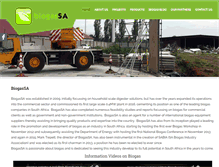 Tablet Screenshot of biogassa.co.za